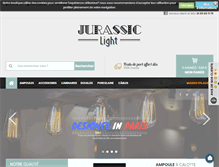 Tablet Screenshot of jurassic-light.com